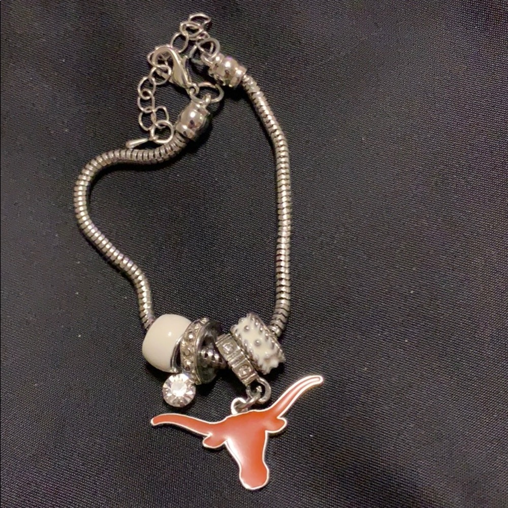 Texas Charm bracelet with 5 charms.